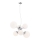 Argon 2531 - Candelabro suspenso SATELITE 6xE27/15W/230V cromado brilhante