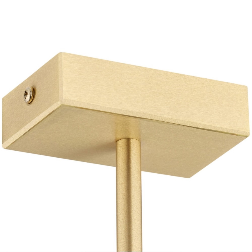 Argon 2549 - Candelabro suspenso FREEMONT 6xE27/15W/230V dourado/branco/preto