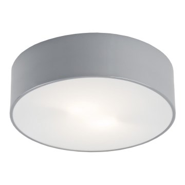 Argon 3080 - Iluminação de teto DARLING 2xE27/15W/230V d. 25 cm cinzento