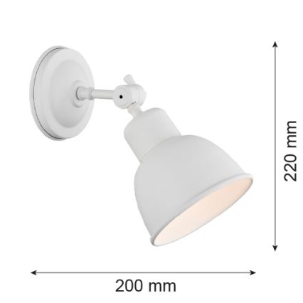 Argon 3182 - Luz de parede EUFRAT 1xE27/60W/230V