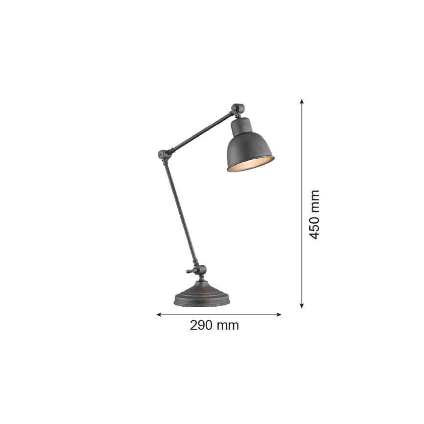 Argon 3195 - Candeeiro de mesa EUFRAT 1xE27/15W/230V