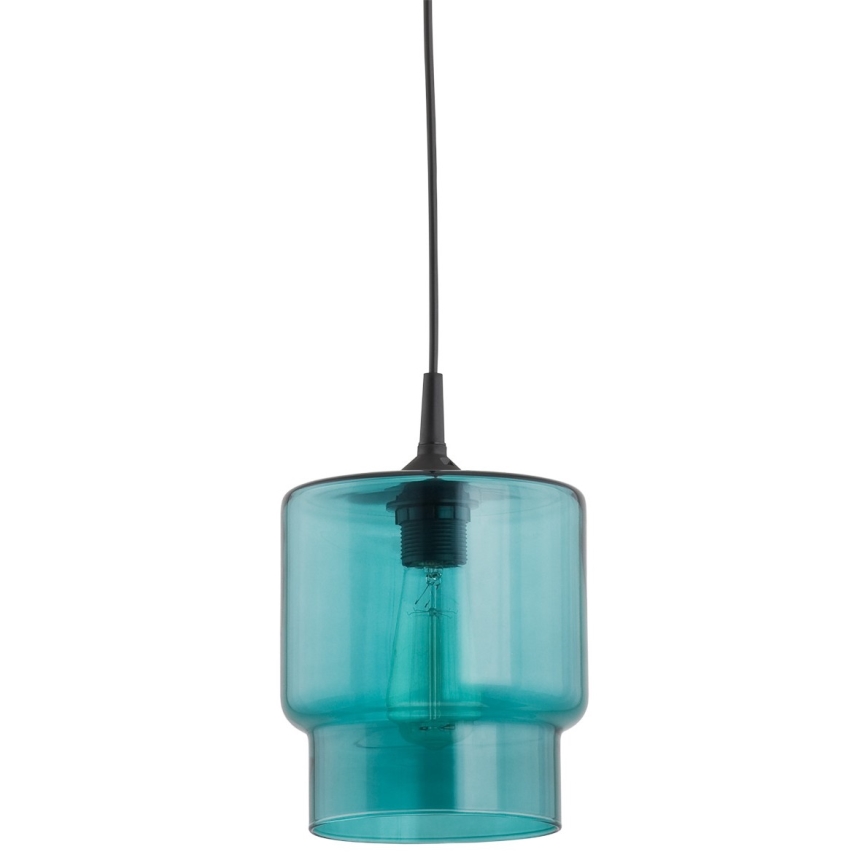 Argon 3271 - Candelabro suspenso NEWA 1xE27/15W/230V turquesa