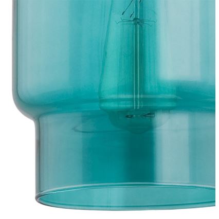 Argon 3271 - Candelabro suspenso NEWA 1xE27/15W/230V turquesa