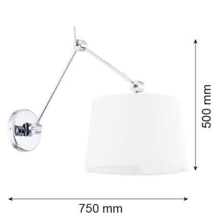 Argon 3545 - Luz de parede  ZAKYNTOS 1xE27/60W