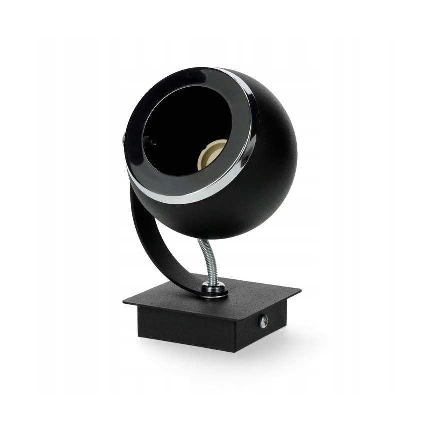 Argon 3638 - Foco de parede KOS 1xGU10/5W/230V preto/cromado brilhante