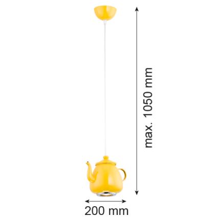Argon 3651 - Luz pendente JAMAJKA 1xGU10/50W/230V