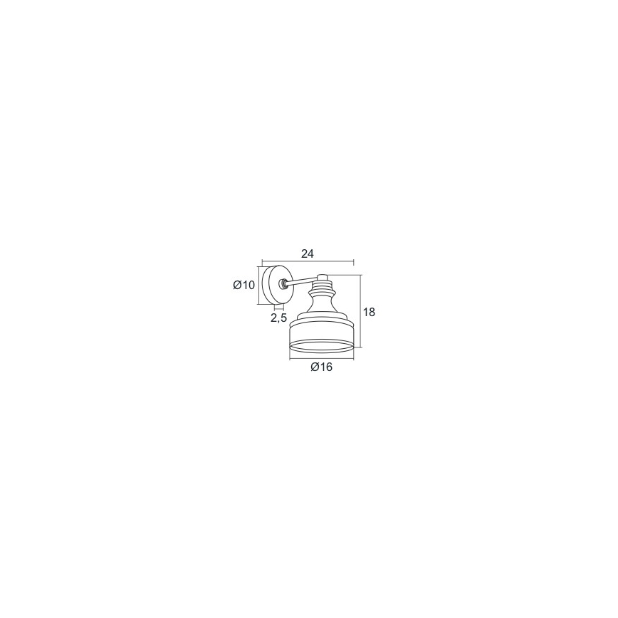 Argon 3796 - luz de parede LED TULUZA LED/5W/230V