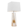 Argon 3840 - Candeeiro de mesa LILLE 1xE27/15W/230V branco