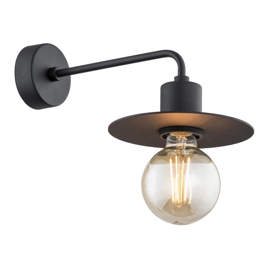 Argon 3879 - Candeeiro de parede CORSO 1xE27/15W/230V preto