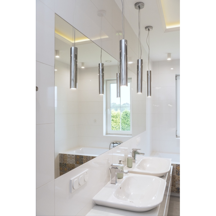 Argon 4057 - Candelabro suspenso GOMERA 1xGU10/5W/230V latão