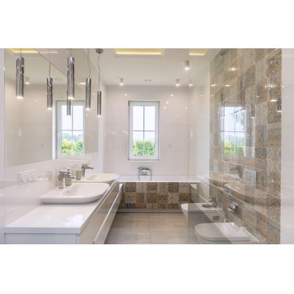 Argon 4057 - Candelabro suspenso GOMERA 1xGU10/5W/230V latão