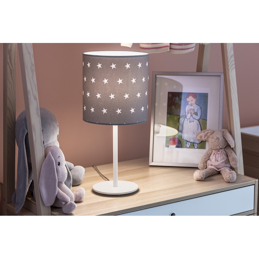 Argon 4125 - Candeeiro de mesa MAGIC 1xE27/15W/230V branco