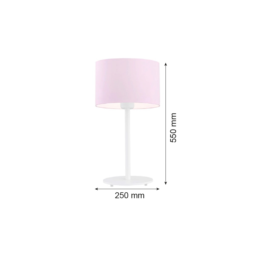 Argon 4128 - Candeeiro de mesa MAGIC 1xE27/15W/230V rosa/branco