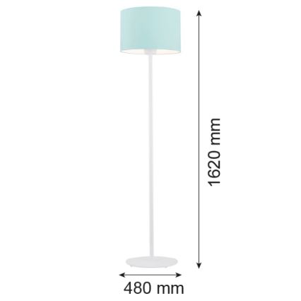 Argon 4131 - Candeeiro de chão MAGIC 1xE27/15W/230V turquesa/branco