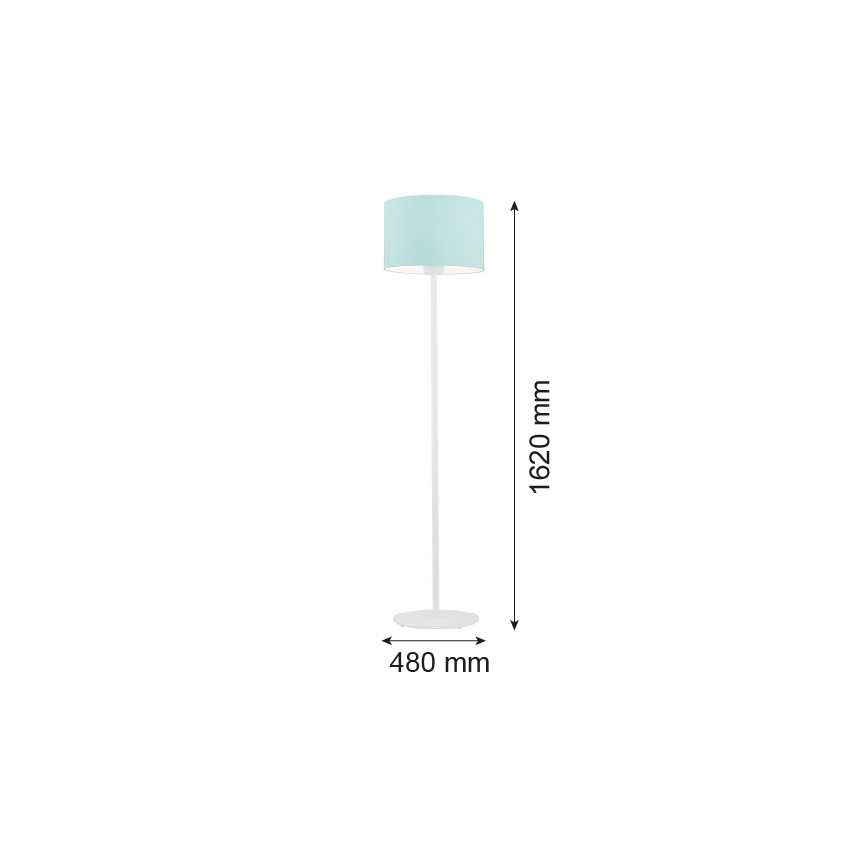 Argon 4131 - Candeeiro de chão MAGIC 1xE27/15W/230V turquesa/branco