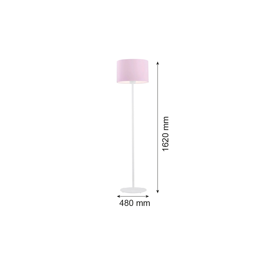 Argon 4132 - Candeeiro de chão MAGIC 1xE27/15W/230V rosa/branco