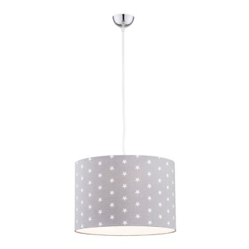 Argon 4134 - Candelabro suspenso MAGIC 1xE27/15W/230V cinzento/branco