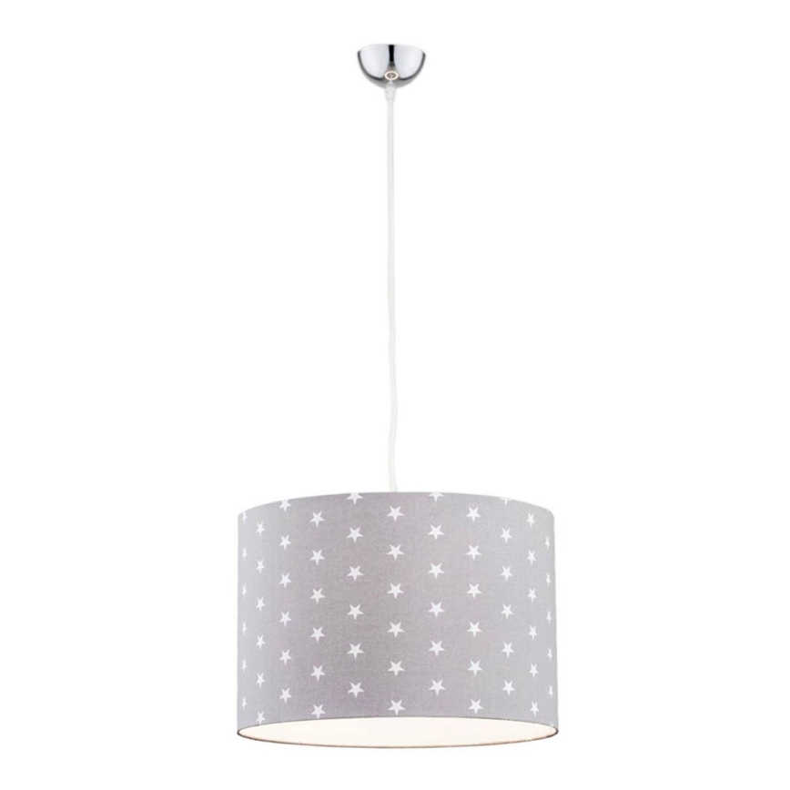 Argon 4134 - Candelabro suspenso MAGIC 1xE27/15W/230V cinzento/branco