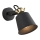 Argon 4161 - Foco de parede KONGO 1xE27/15W/230V preto