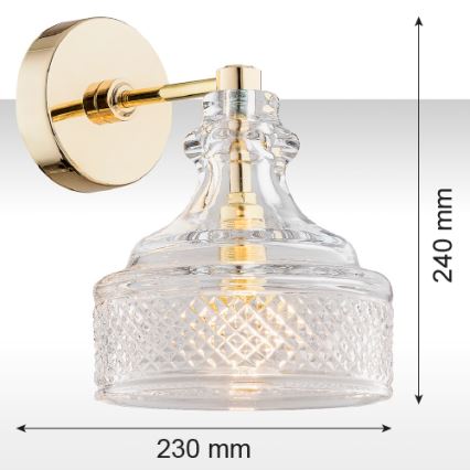 Argon 4199 - Luz de parede CRUZ 1xE14/7W/230V