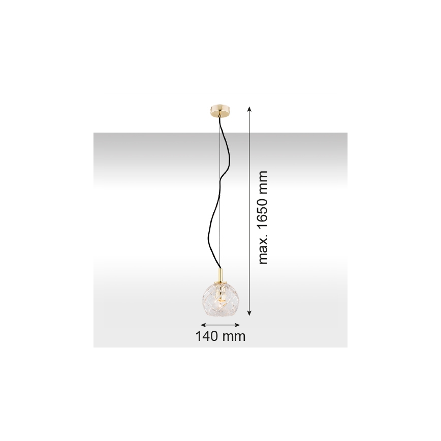 Argon 4200 - Candelabro suspenso OVIEDO 1xE27/15W/230V