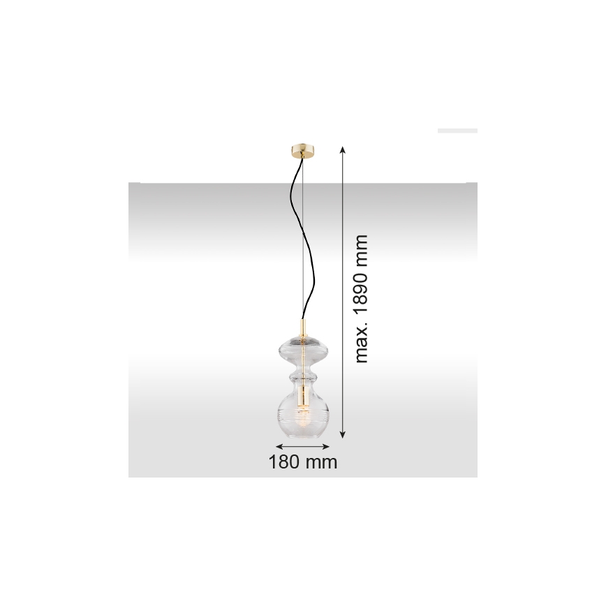 Argon 4203 - Candelabro num fio BILBAO 1xE27/15W/230V