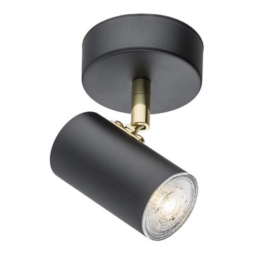 Argon 4210 - Foco de teto LAGOS 1xGU10/5W/230V preto/latão