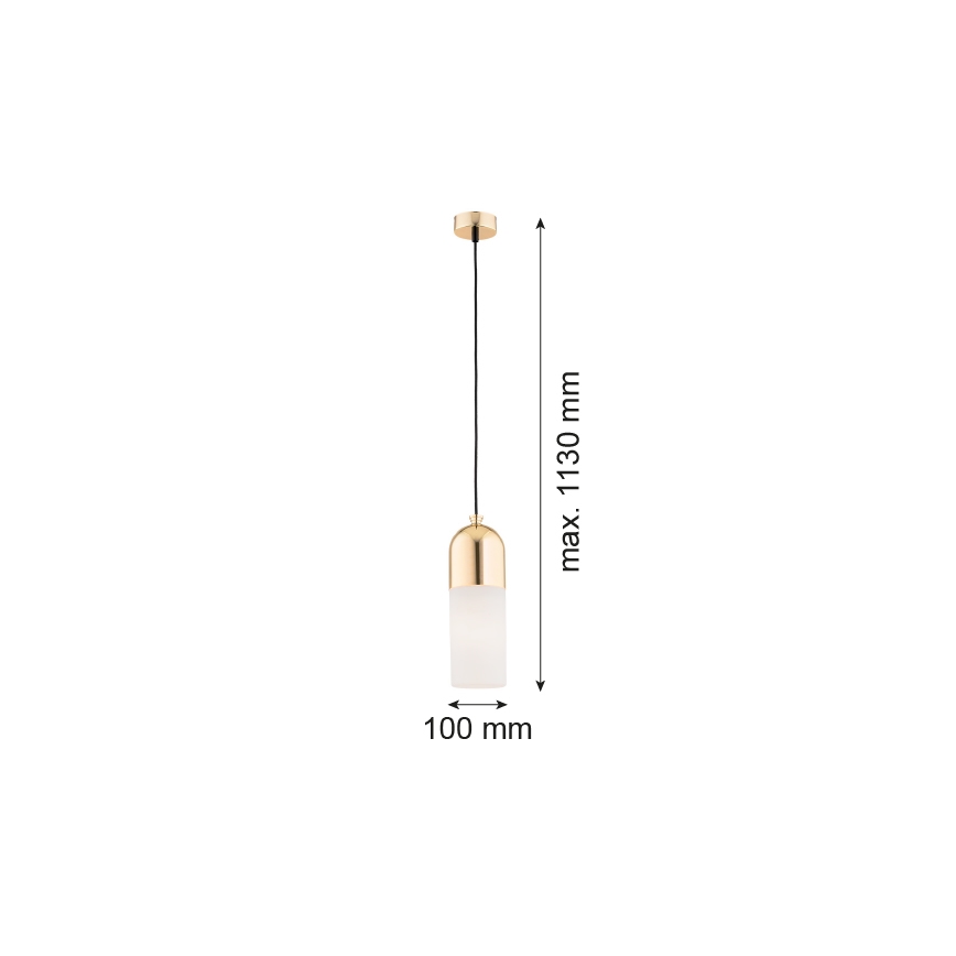 Argon 4212 - Candelabro suspenso BURGOS 1xE27/15W/230V latão
