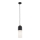 Argon 4213 - Candelabro suspenso BURGOS 1xE27/15W/230V preto