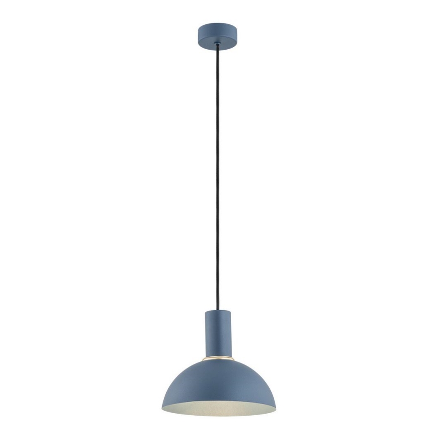 Argon 4221 - Candeeiro suspenso em cabo SINES 1xE27/15W/230V diâmetro 28 cm azul