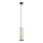 Argon 4246 - Candelabro suspenso LINEA 1xE27/15W/230V latão/preto