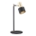 Argon 4257 - Lâmpada de mesa DORIA 1xE27/15W/230V preto antigo/bronze