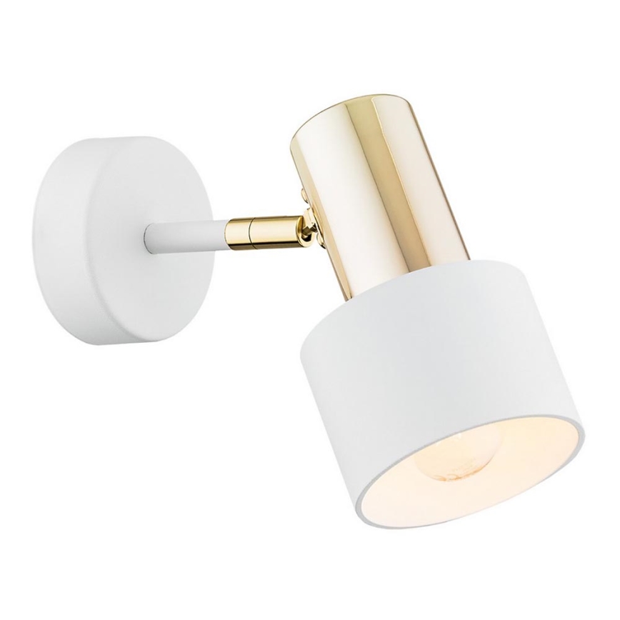 Argon 4264 - Foco de parede DORIA 1xE27/15W/230V branco/bronze