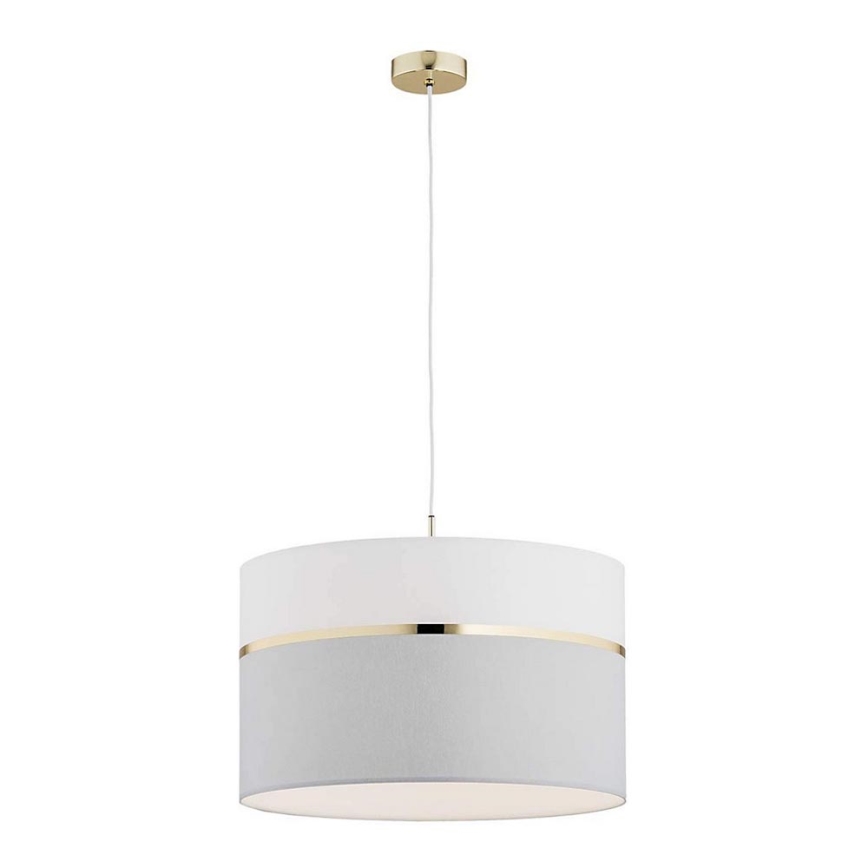 Argon 4285 - Candelabro suspenso KASER 1xE27/15W/230V cinzento/branco/bronze