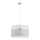 Argon 4285 - Candelabro suspenso KASER 1xE27/15W/230V cinzento/branco/bronze