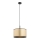 Argon 4291 - Candelabro suspenso KARIN 1xE27/15W/230V latão/preto