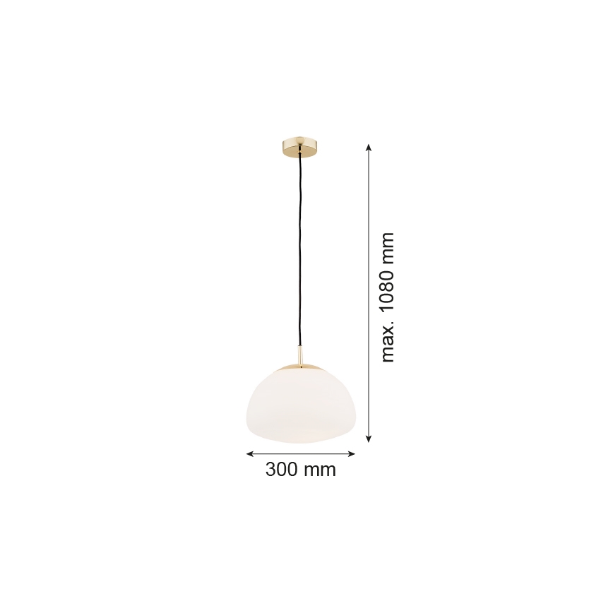 Argon 4316 - Candelabro suspenso TRINI 1xE27/15W/230V latão