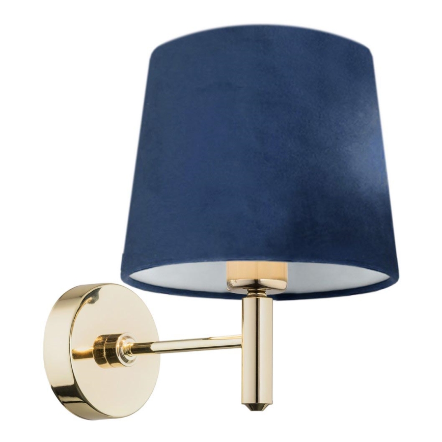 Argon 4348 - Candeeiro de parede PONTE 1xE27/15W/230V azul/latão