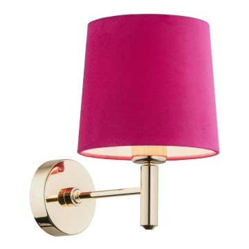Argon 4349 - Candeeiro de parede PONTE 1xE27/15W/230V rosa/latão