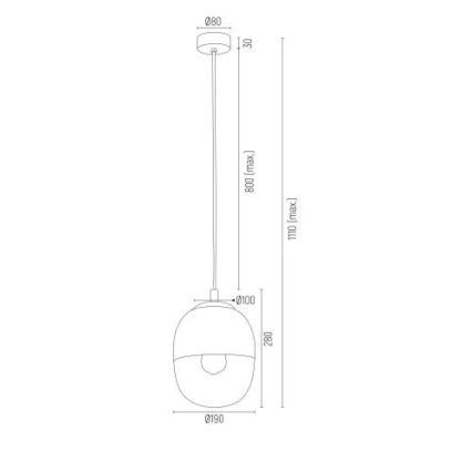 Argon 4675 - Candelabro suspenso BALTIMORE 1xE27/15W/230V dourado