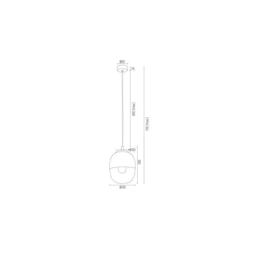 Argon 4675 - Candelabro suspenso BALTIMORE 1xE27/15W/230V dourado