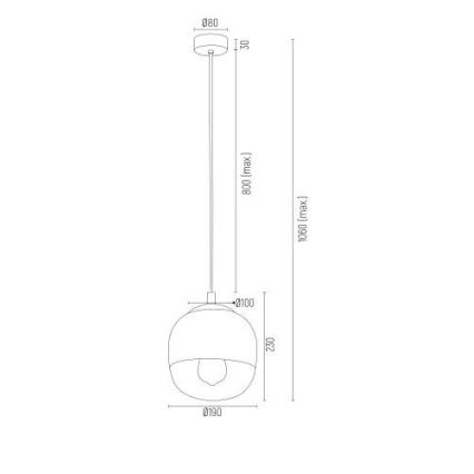 Argon 4676 - Candelabro suspenso BALTIMORE 1xE27/15W/230V cromado brilhante