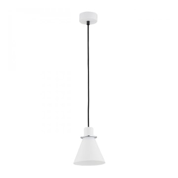 Argon 4681 - Candelabro suspenso BEVERLY 1xE27/15W/230V branco/cromado brilhante