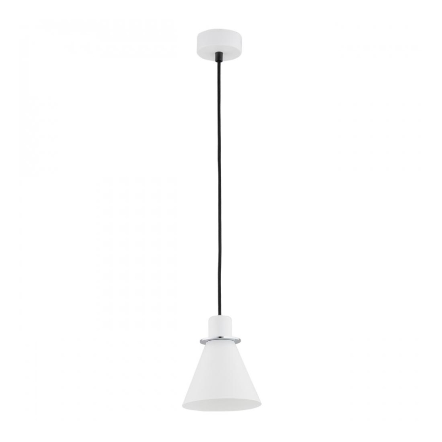 Argon 4681 - Candelabro suspenso BEVERLY 1xE27/15W/230V branco/cromado brilhante
