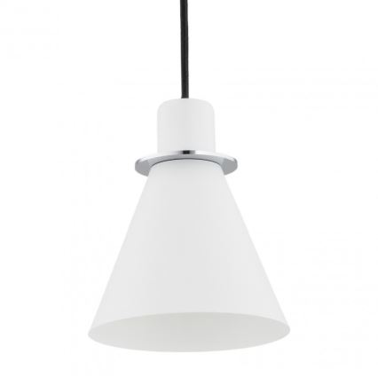 Argon 4681 - Candelabro suspenso BEVERLY 1xE27/15W/230V branco/cromado brilhante
