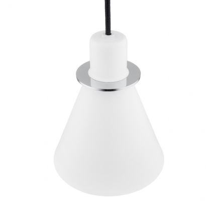 Argon 4681 - Candelabro suspenso BEVERLY 1xE27/15W/230V branco/cromado brilhante
