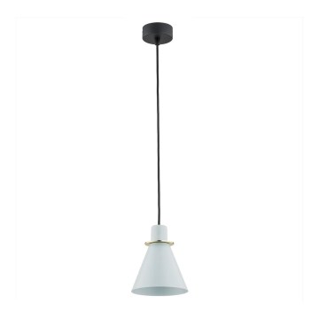 Argon 4682 - Candelabro suspenso BEVERLY 1xE27/15W/230V azul/dourado