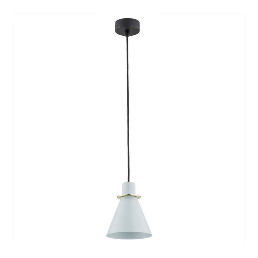 Argon 4682 - Candelabro suspenso BEVERLY 1xE27/15W/230V azul/dourado