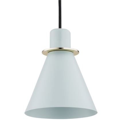 Argon 4682 - Candelabro suspenso BEVERLY 1xE27/15W/230V azul/dourado