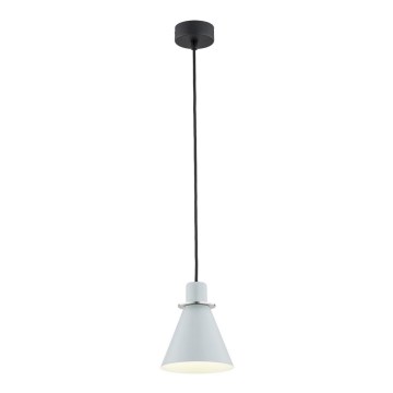 Argon 4683 - Candelabro suspenso BEVERLY 1xE27/15W/230V azul/cromado brilhante